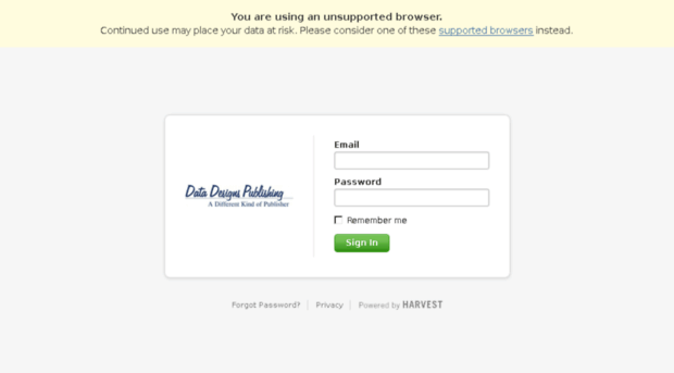 datadesignspublishing.harvestapp.com