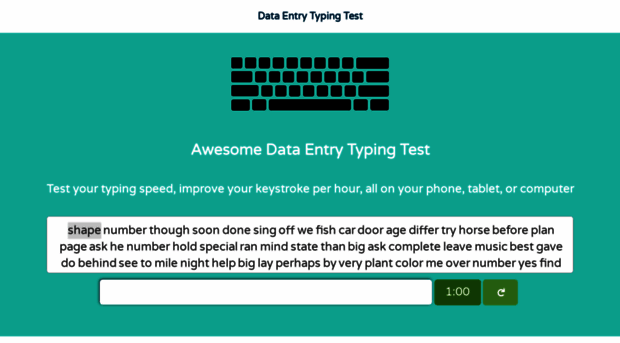 dataentrytester.com