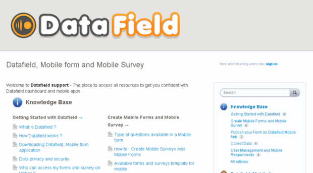 datafield.uservoice.com