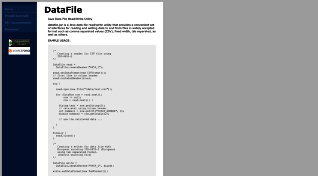 datafile.sourceforge.net