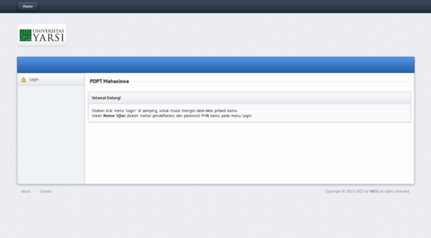 datamahasiswa.yarsi.ac.id