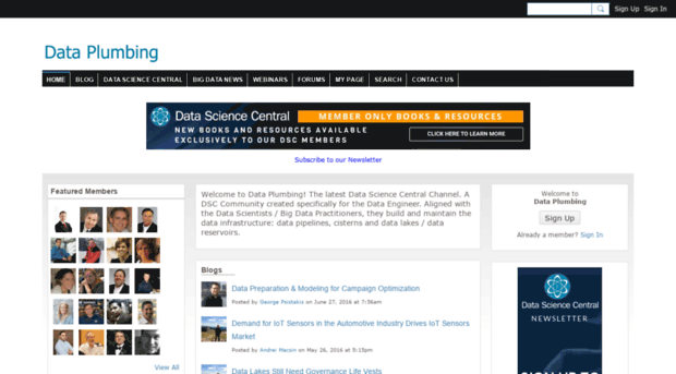 dataplumbing.datasciencecentral.com