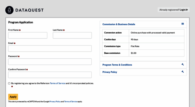 dataquest.refersion.com