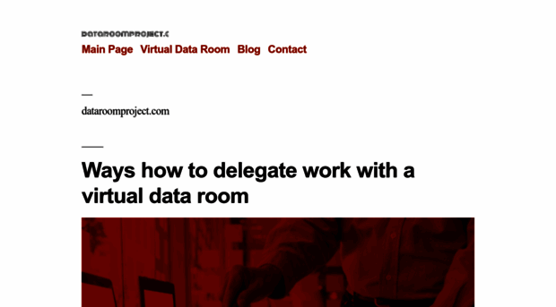 dataroomproject.com