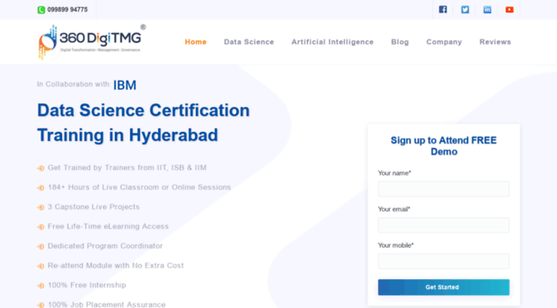 datasciencehyderabad.training