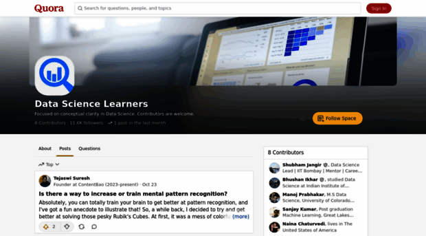 datasciencelearners.quora.com