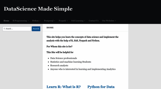 datasciencemadesimple.com