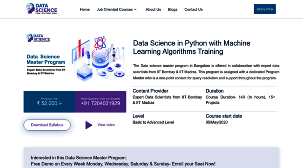 datasciencetraining.in