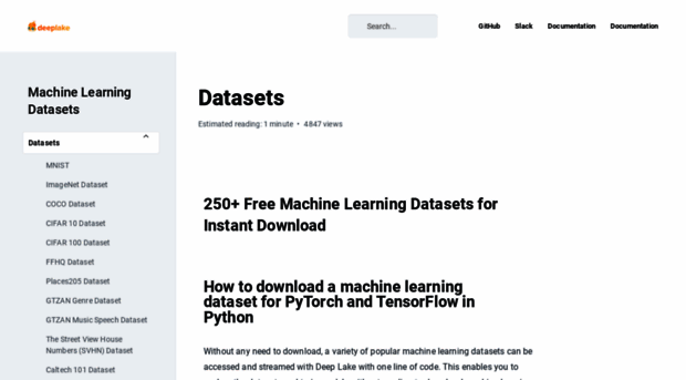 datasets.activeloop.ai