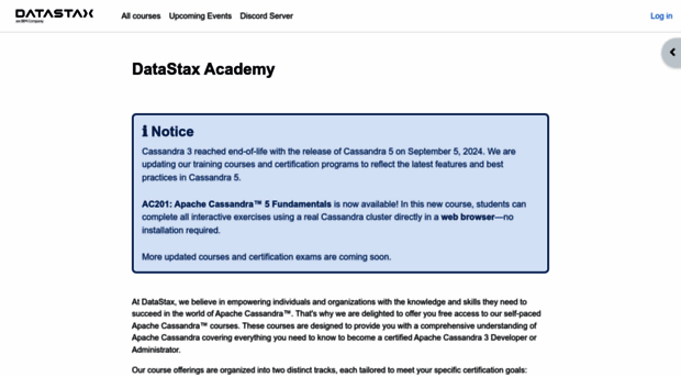 datastax.academy
