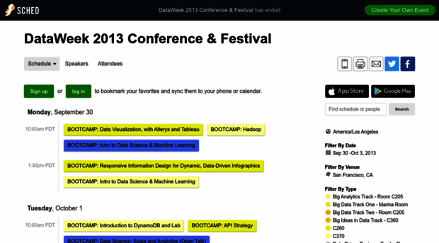 dataweek.sched.org