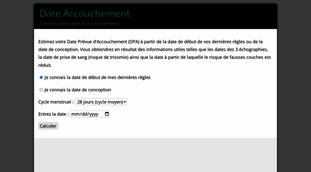 dateaccouchement.com