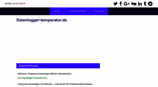 datenlogger-temperatur.de.htmlexaminer.com