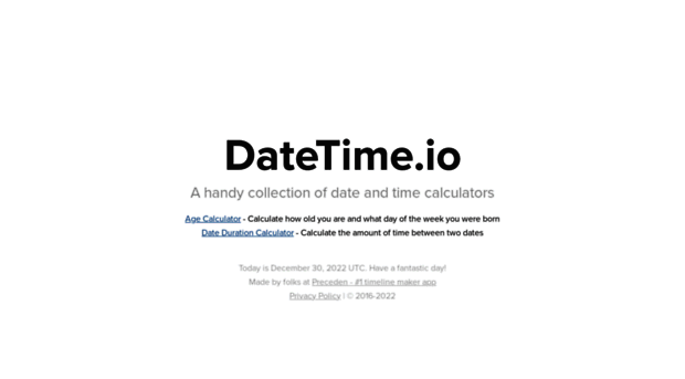 datetime.io