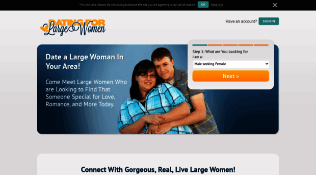 datingforlargewomen.com