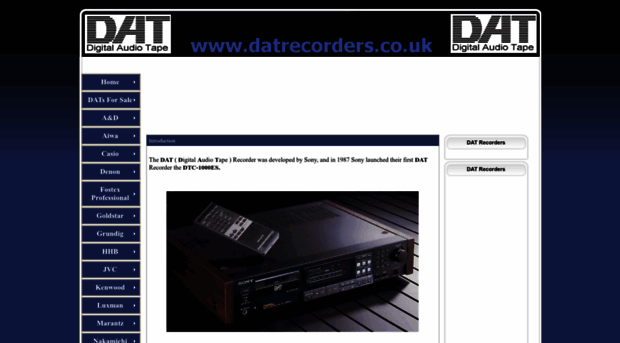 datrecorders.co.uk