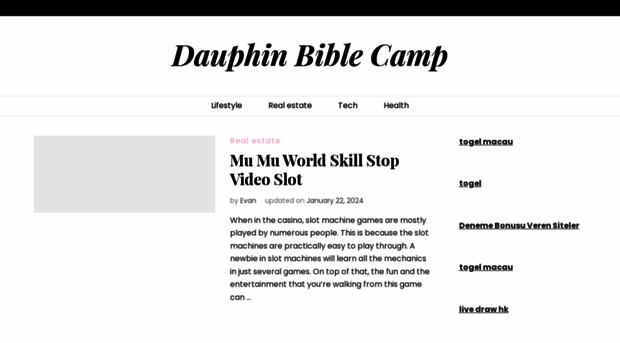 dauphinbiblecamp.net