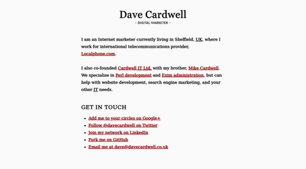 davecardwell.co.uk