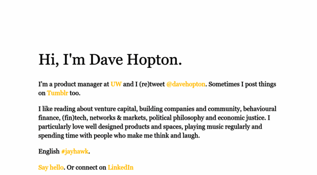 davehopton.com