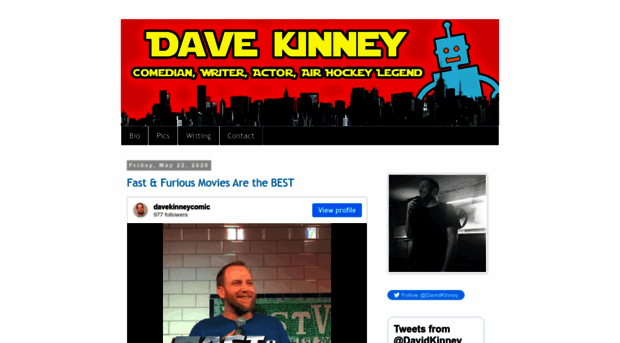 davekinneycomedy.com