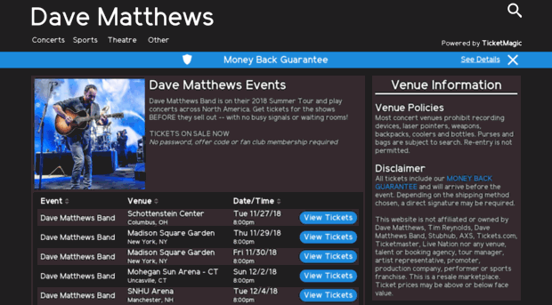 davematthewsconcerts.com