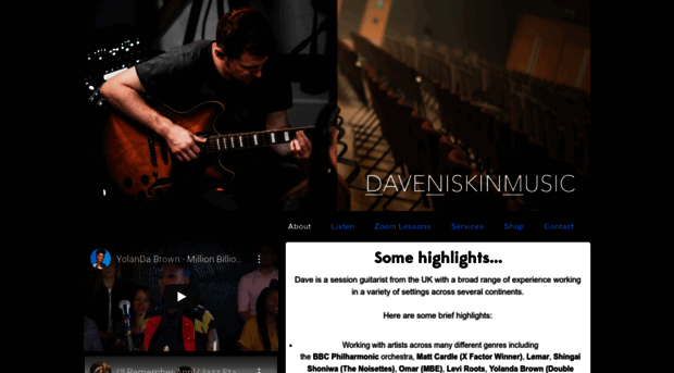 daveniskinmusic.com