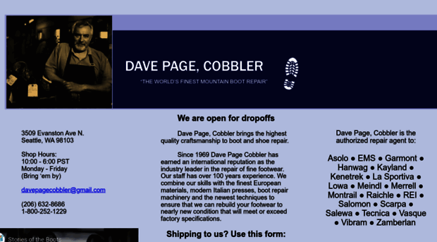 davepagecobbler.com