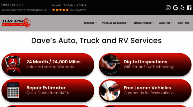 davesautoandtruckservice.com