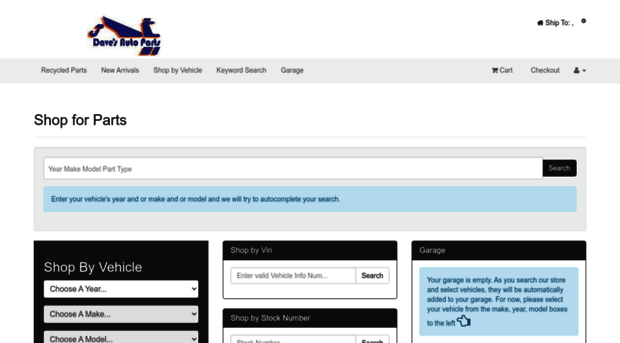 davesautoparts.autopartsearch.com