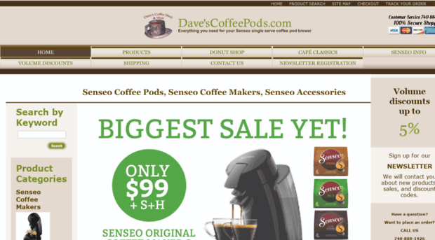 davescoffeepods.com