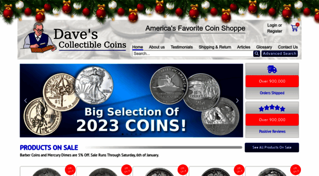 davescollectiblecoins.com