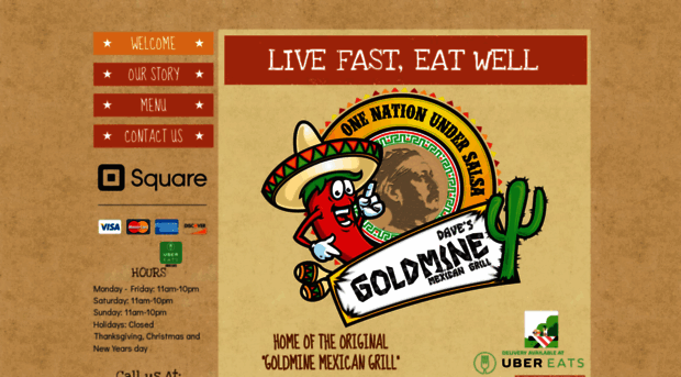 davesgoldminemexicangrill.com