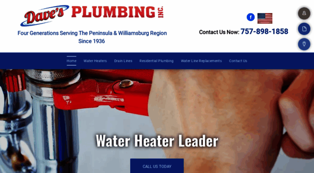 davesplumbingofyorktown.com