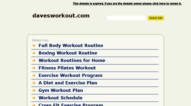 davesworkout.com