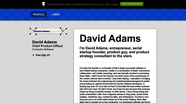 david-adams.brandyourself.com