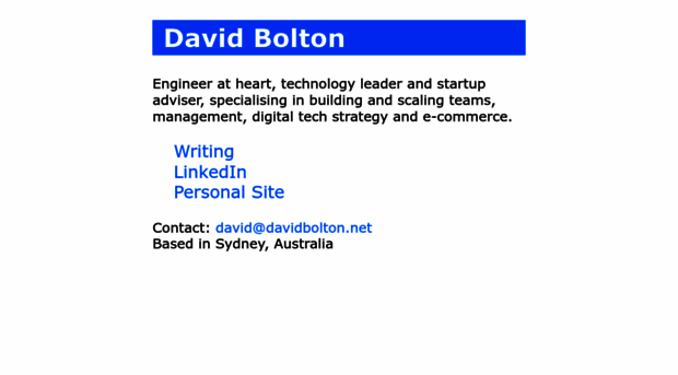 davidbolton.net