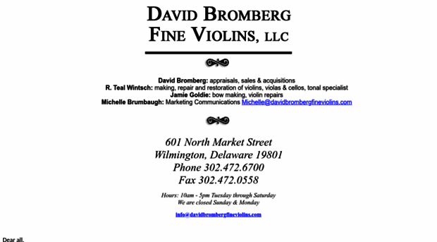 davidbrombergfineviolins.com