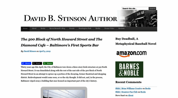 davidbstinsonauthor.com