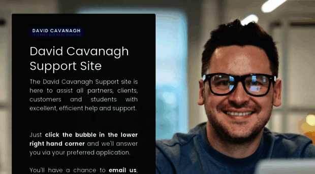 davidcavanaghsupport.com