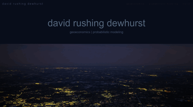 daviddewhurst.github.io