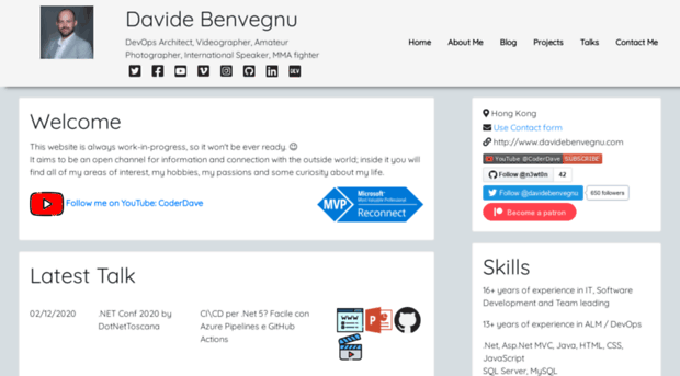 davidebenvegnu.com