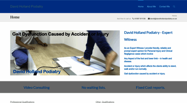 davidhollandpodiatry.co.uk