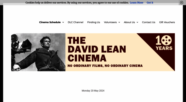 davidleancinema.org.uk - Cinema Schedule - The David Le... - David Lean ...