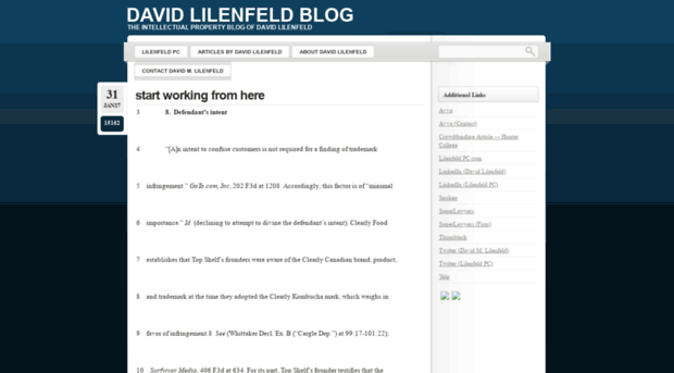 davidlilenfeld.com