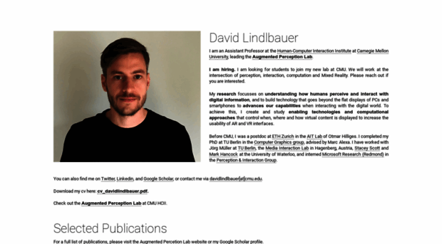 davidlindlbauer.com