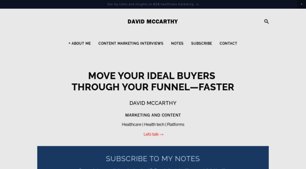 davidmmccarthy.com