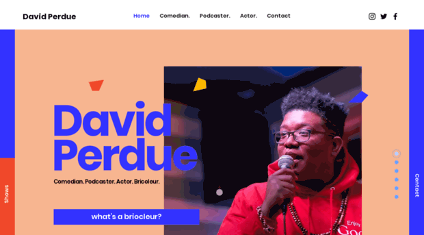 davidperduecomedy.com