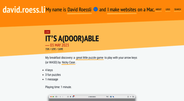 davidroessli.com