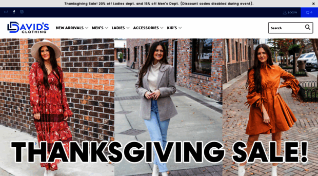 davidsclothing.com