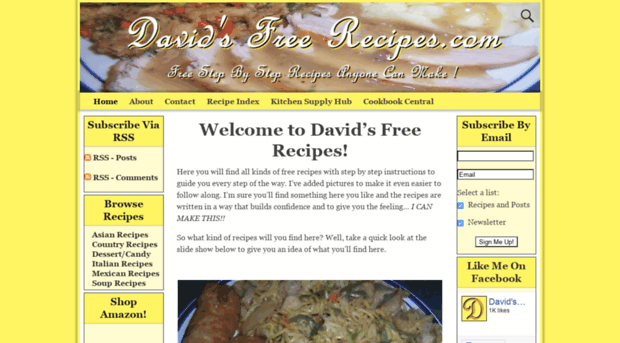 davidsfreerecipes.com